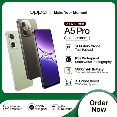 OPPO A5 Pro | 8GB RAM + 128GB ROM - Refurbished (Open Box)