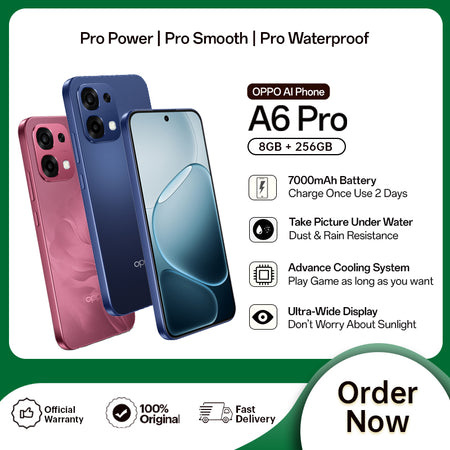 OPPO A6 Pro | 8GB RAM + 256GB ROM | Get Free OPPO Band
