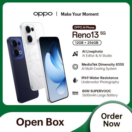 OPPO Reno13 5G | 12GB RAM + 256GB ROM - Refurbished (Open Box)