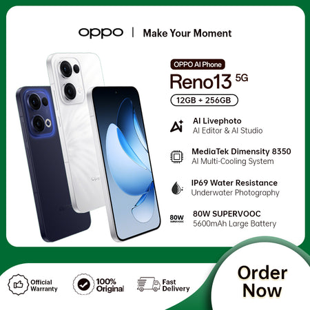 OPPO Reno13 5G | 12GB RAM + 256GB ROM - Refurbished Open Box